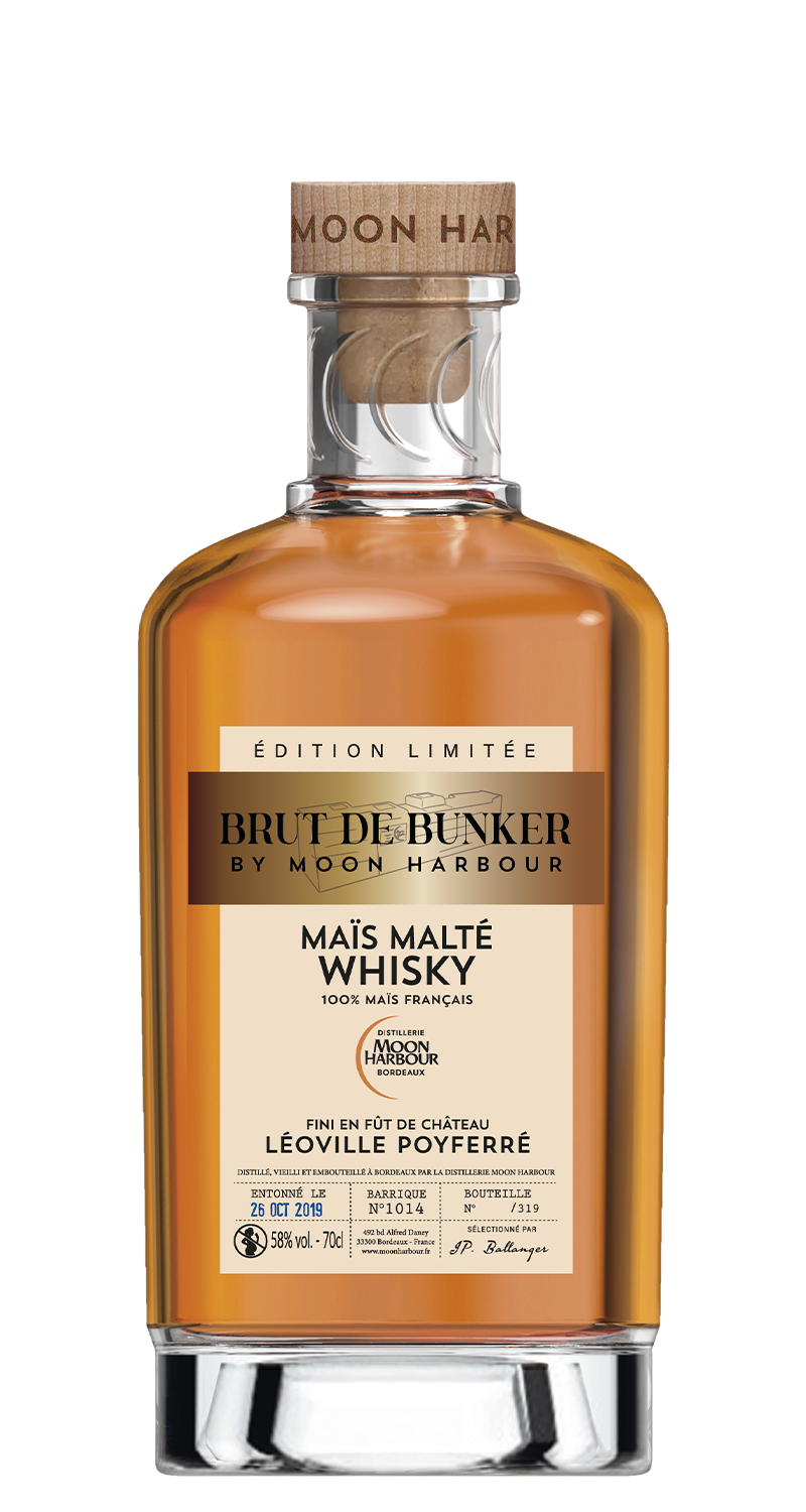 BRUT DE BUNKER<br>Whisky édition limitée Maïs Malté Château Léoville Poyferré <em>58% vol.</em>